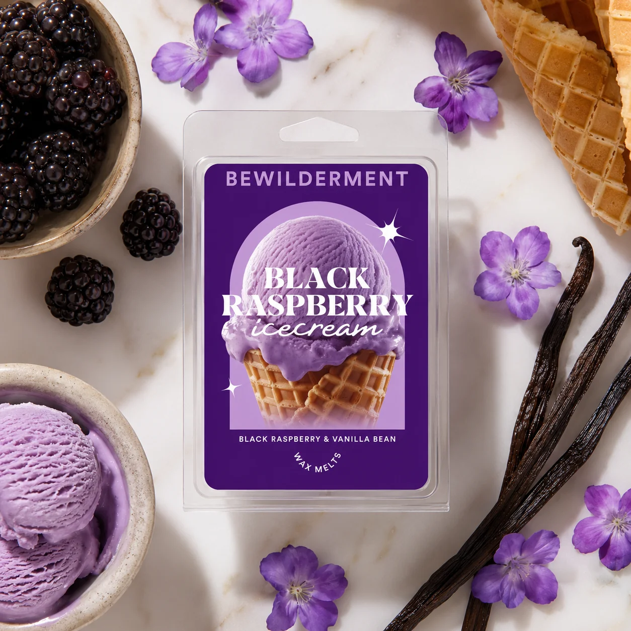 Black Raspberry Vanilla Icecream Wax Melts - Image 4