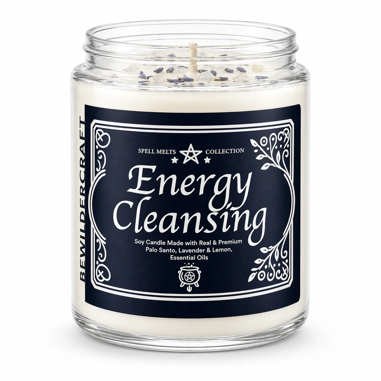 Energy Cleansing - 8 oz Glass Candle