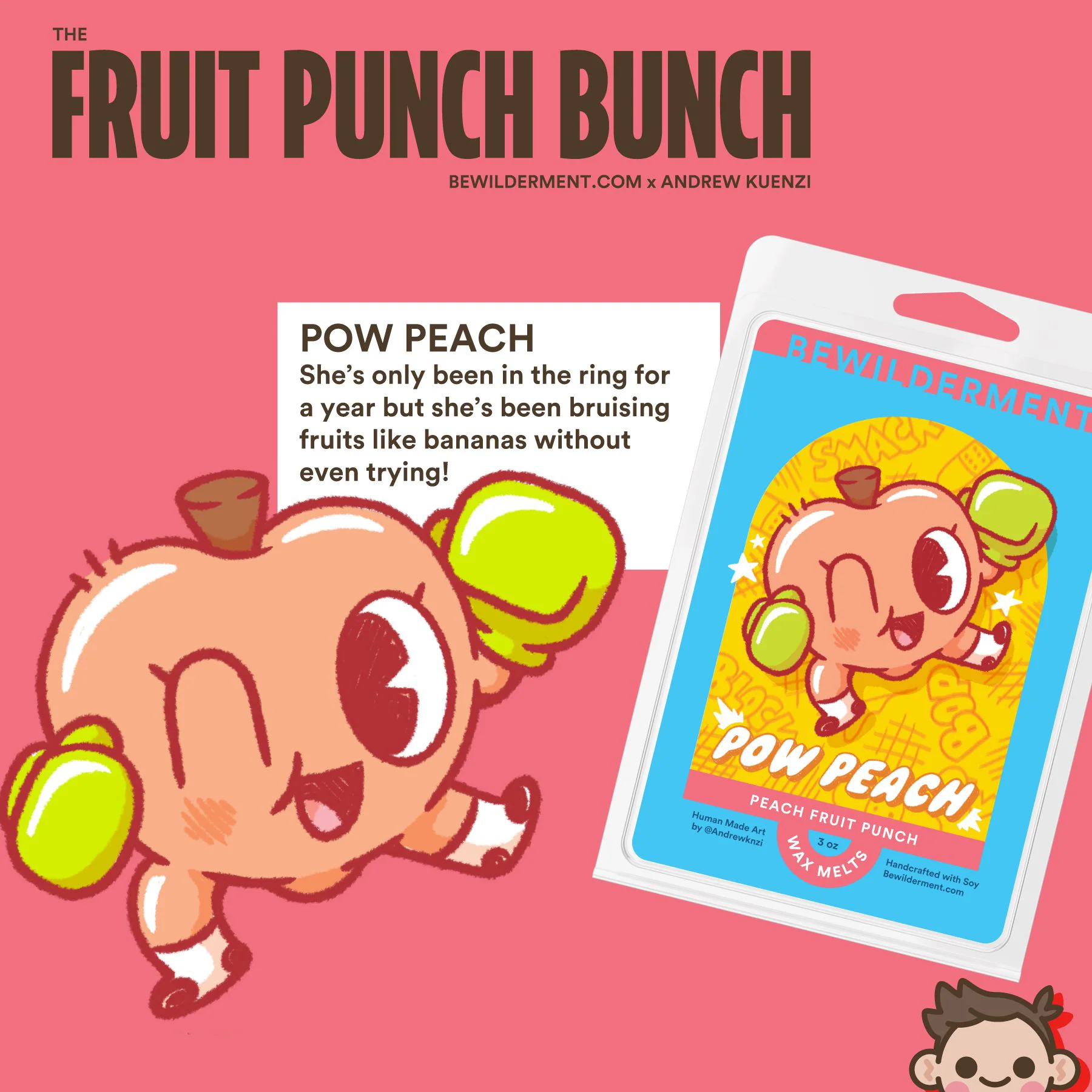 Pow Peach Wax Melts