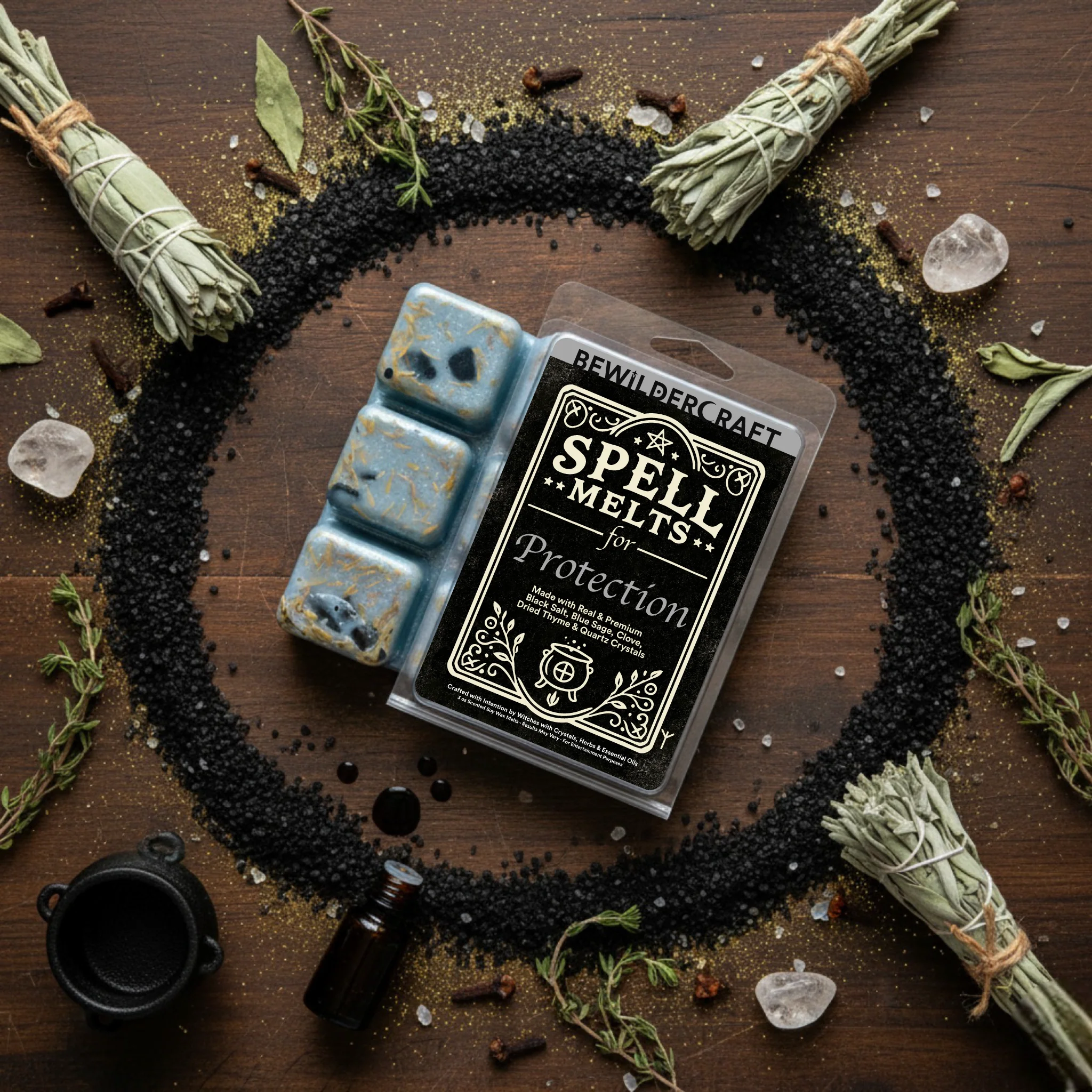 Spell Melts for Protection Wax Melts - Image 2